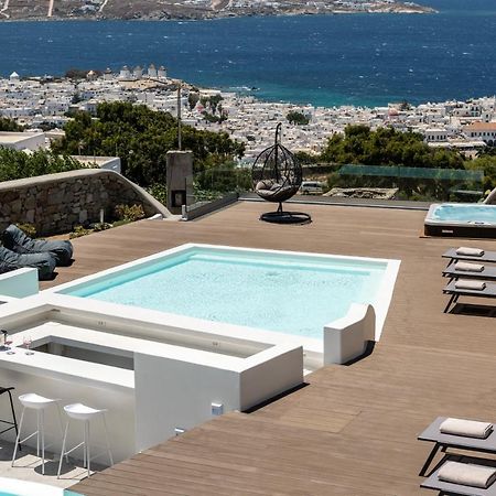 Villa In Mykonos - 6 Bedroom - 1Km From Mykonos Town - Infinity Pool - Sunset View ภายนอก รูปภาพ