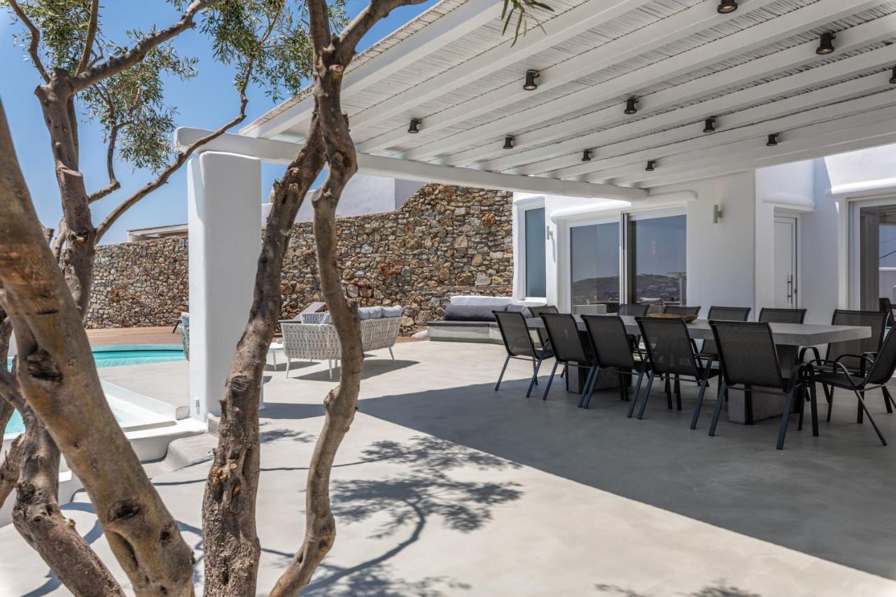 Villa In Mykonos - 6 Bedroom - 1Km From Mykonos Town - Infinity Pool - Sunset View ภายนอก รูปภาพ