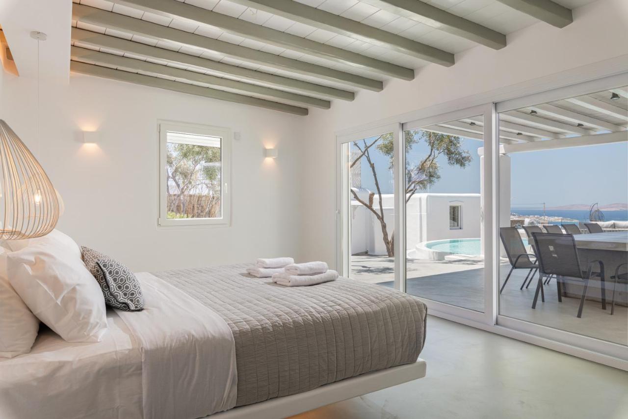 Villa In Mykonos - 6 Bedroom - 1Km From Mykonos Town - Infinity Pool - Sunset View ภายนอก รูปภาพ