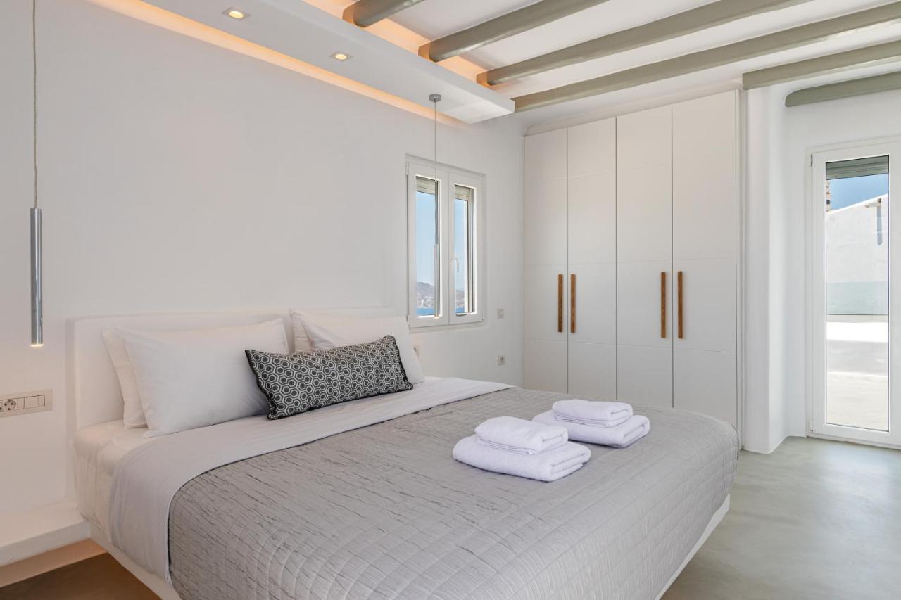 Villa In Mykonos - 6 Bedroom - 1Km From Mykonos Town - Infinity Pool - Sunset View ภายนอก รูปภาพ